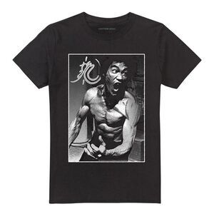 Bruce Lee Unisex Adult Focused Rage T-Shirt / Black